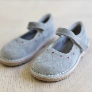 Lamino Ballerinas suede leather shoes Size 10.5 Made in Spain - Imported